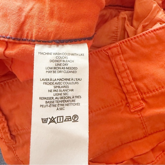 Maeve The Colette Orange Cropped Wide Leg Pants Size 8 - Picture 7 of 8
